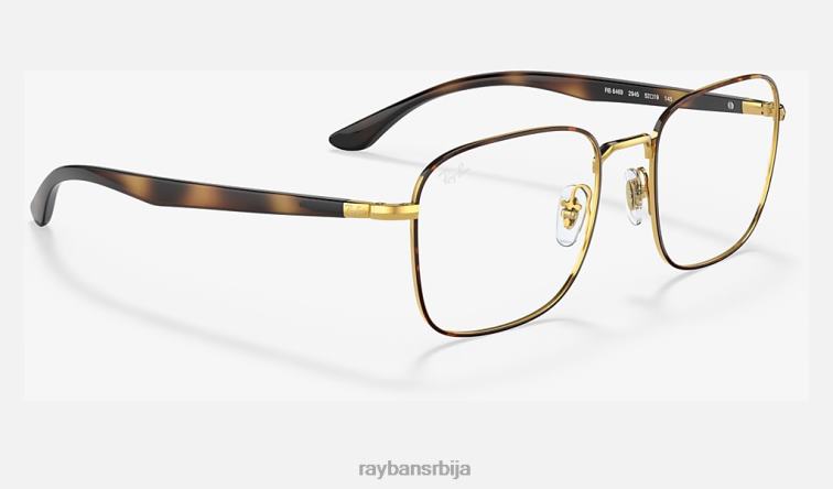 Ray-Ban рб6469 оптицс P0HP1915 наочаре углачана хавана на злату мушкарци
