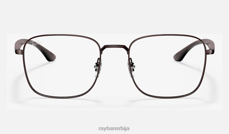 Ray-Ban рб6469 оптицс P0HP1917 наочаре углачан тамносмеђи мушкарци