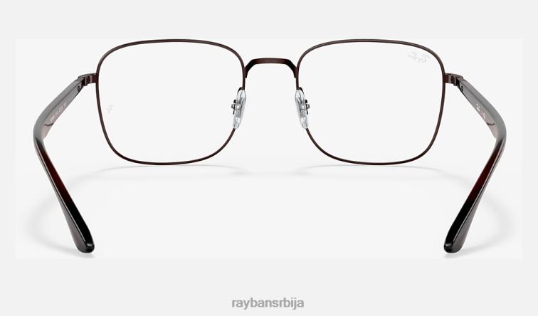 Ray-Ban рб6469 оптицс P0HP1917 наочаре углачан тамносмеђи мушкарци
