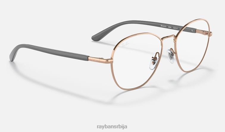 Ray-Ban рб6470 оптицс P0HP2457 наочаре углачано злато мушкарци