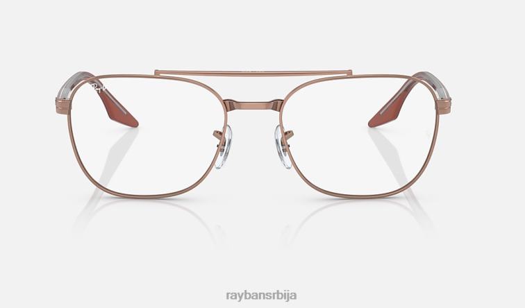 Ray-Ban рб6485 оптицс P0HP2169 наочаре углачан бакар мушкарци