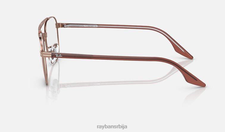 Ray-Ban рб6485 оптицс P0HP2169 наочаре углачан бакар мушкарци