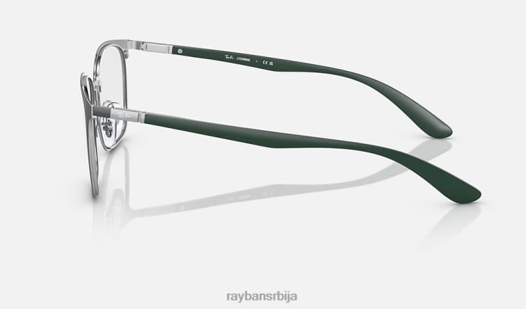 Ray-Ban рб6486 оптицс P0HP1984 наочаре углачано сиво на сребру мушкарци