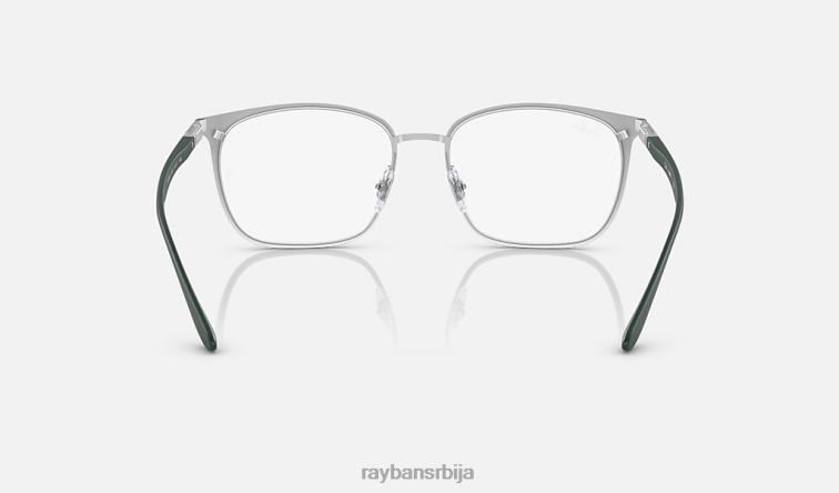 Ray-Ban рб6486 оптицс P0HP1984 наочаре углачано сиво на сребру мушкарци