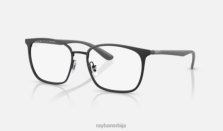 Ray-Ban рб6486 оптицс P0HP1986 наочаре мат црна мушкарци