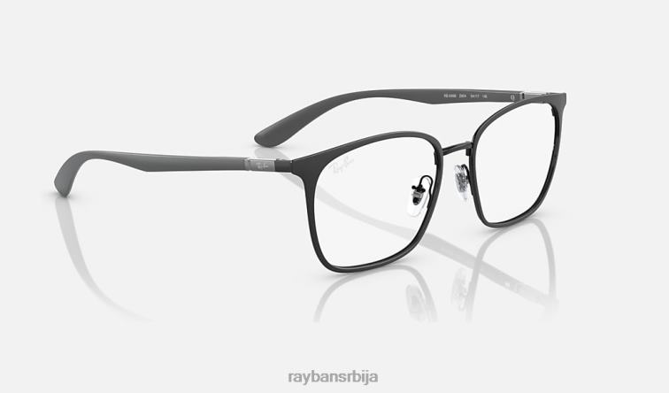 Ray-Ban рб6486 оптицс P0HP1986 наочаре мат црна мушкарци
