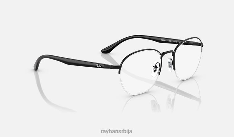 Ray-Ban рб6487 оптицс P0HP2180 наочаре углачана црна мушкарци
