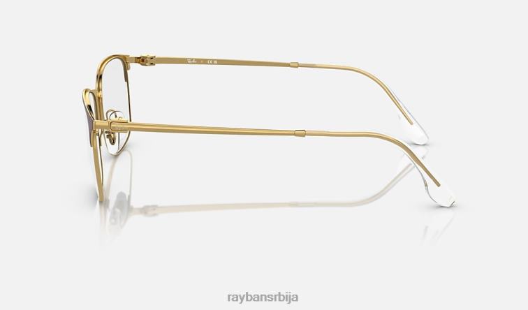 Ray-Ban рб6494 оптицс P0HP1996 наочаре углачан бордо на злату мушкарци