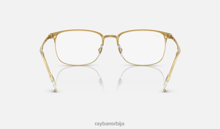 Ray-Ban рб6494 оптицс P0HP1996 наочаре углачан бордо на злату мушкарци