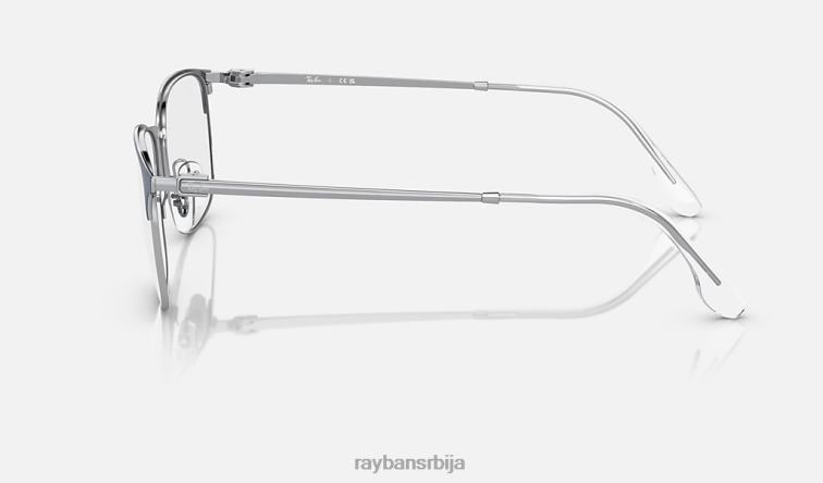 Ray-Ban рб6494 оптицс P0HP1997 наочаре углачано плаво на сребру мушкарци