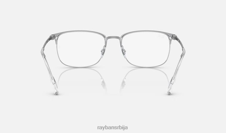 Ray-Ban рб6494 оптицс P0HP1997 наочаре углачано плаво на сребру мушкарци