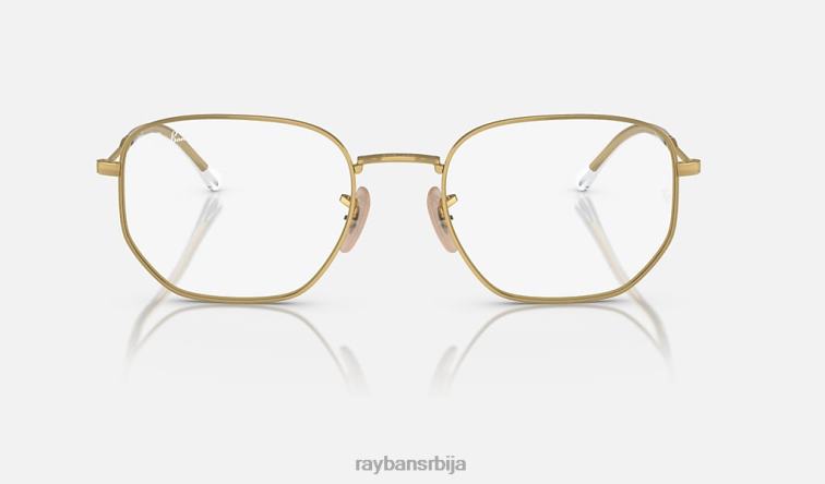 Ray-Ban рб6496 оптицс P0HP1748 наочаре углачано злато мушкарци