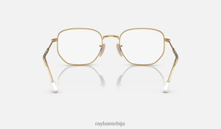 Ray-Ban рб6496 оптицс P0HP1748 наочаре углачано злато мушкарци