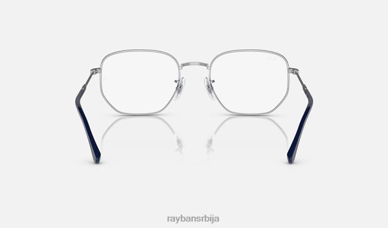 Ray-Ban рб6496 оптицс P0HP1749 наочаре углачано сребро мушкарци