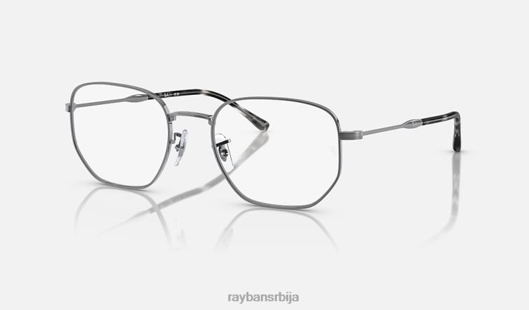 Ray-Ban рб6496 оптицс P0HP1750 наочаре углачан гунметал мушкарци