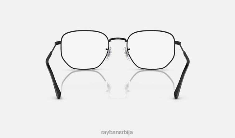 Ray-Ban рб6496 оптицс P0HP1751 наочаре углачана црна мушкарци