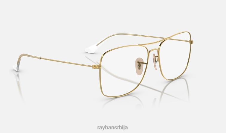 Ray-Ban рб6498 оптицс P0HP1776 наочаре углачано злато мушкарци