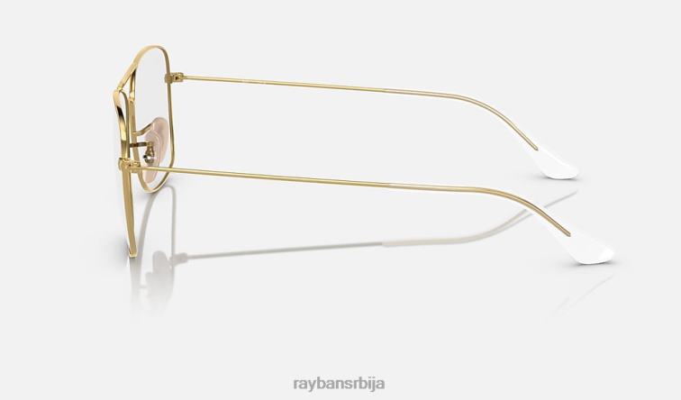 Ray-Ban рб6498 оптицс P0HP1776 наочаре углачано злато мушкарци