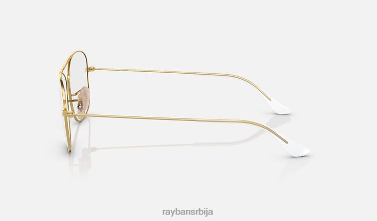 Ray-Ban рб6499 оптицс P0HP2224 наочаре углачано злато мушкарци