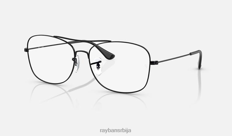 Ray-Ban рб6499 оптицс P0HP2225 наочаре углачана црна мушкарци