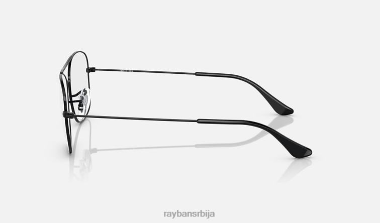 Ray-Ban рб6499 оптицс P0HP2225 наочаре углачана црна мушкарци