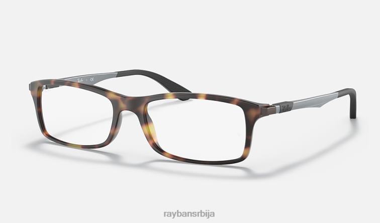 Ray-Ban рб7017 оптицс P0HP1907 наочаре мат хавана мушкарци