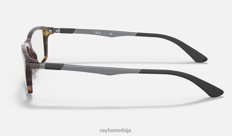 Ray-Ban рб7017 оптицс P0HP1907 наочаре мат хавана мушкарци