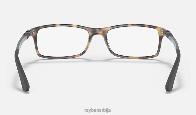 Ray-Ban рб7017 оптицс P0HP1907 наочаре мат хавана мушкарци