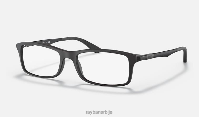 Ray-Ban рб7017 оптицс P0HP1908 наочаре мат црна мушкарци