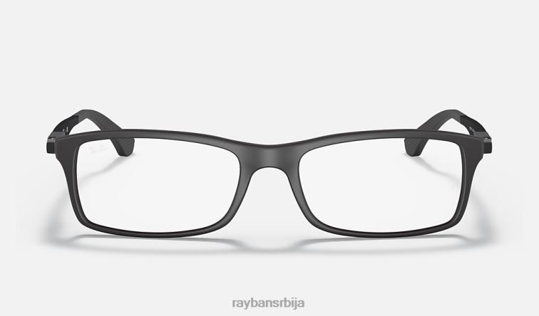 Ray-Ban рб7017 оптицс P0HP1908 наочаре мат црна мушкарци