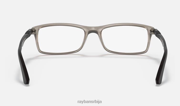 Ray-Ban рб7017 оптицс P0HP1910 наочаре углачана провидно сива мушкарци