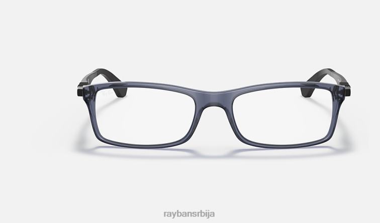 Ray-Ban рб7017 оптицс P0HP1911 наочаре углачано провидно плаво мушкарци