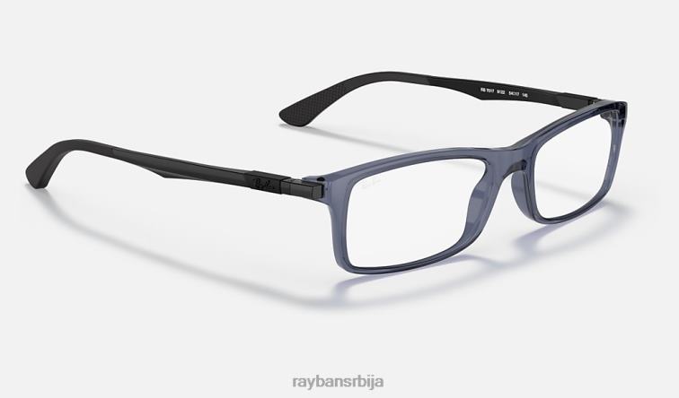 Ray-Ban рб7017 оптицс P0HP1911 наочаре углачано провидно плаво мушкарци