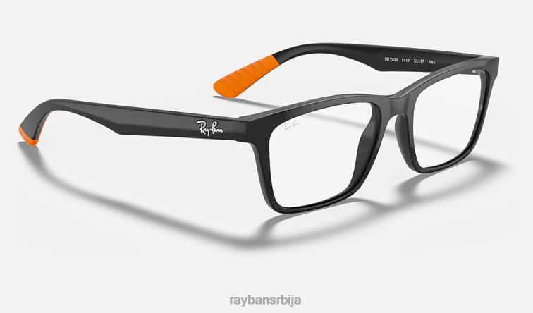 Ray-Ban рб7025 оптицс P0HP2240 наочаре углачана црна мушкарци