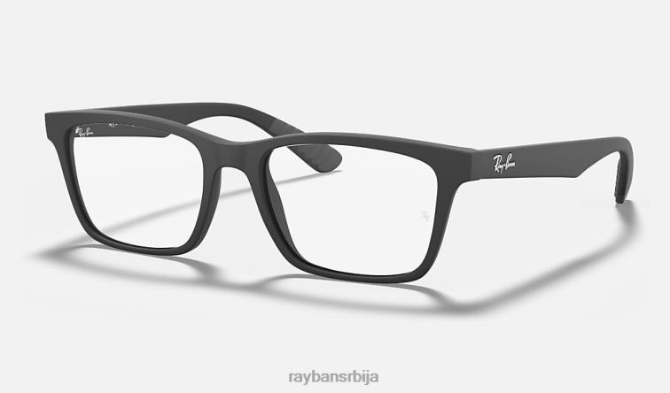 Ray-Ban рб7025 оптицс P0HP2241 наочаре мат црна мушкарци