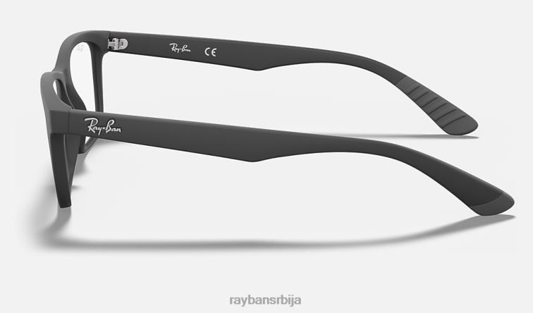 Ray-Ban рб7025 оптицс P0HP2241 наочаре мат црна мушкарци
