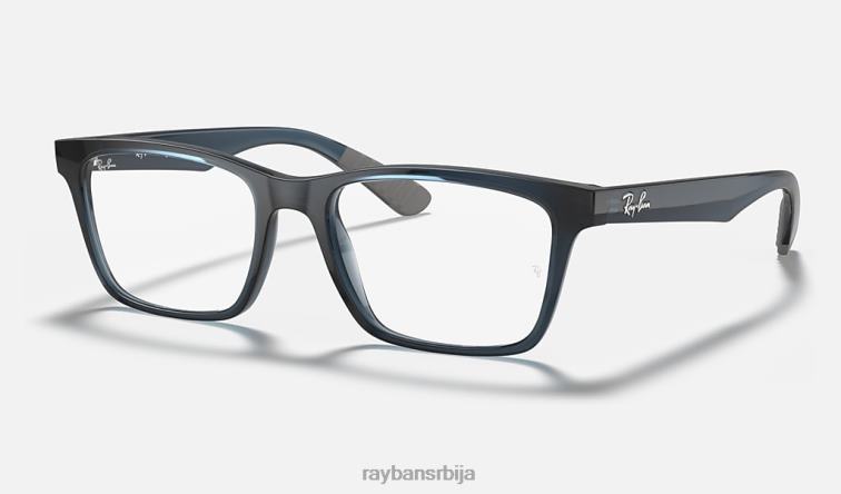 Ray-Ban рб7025 оптицс P0HP2242 наочаре углачано плаво мушкарци