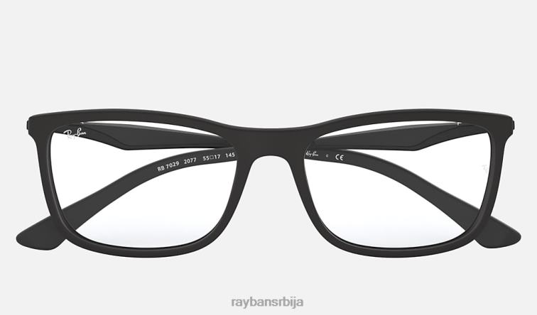 Ray-Ban рб7029 оптицс P0HP2266 наочаре мат црна мушкарци