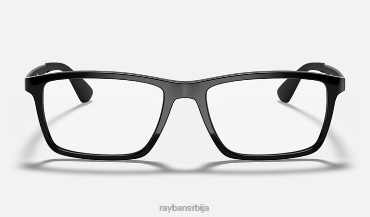 Ray-Ban рб7056 оптицс P0HP2371 наочаре углачана црна мушкарци