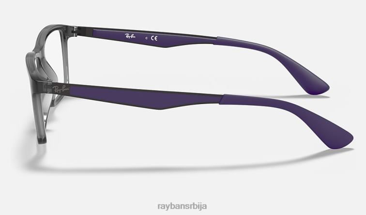 Ray-Ban рб7056 оптицс P0HP2373 наочаре углачана провидно сива мушкарци