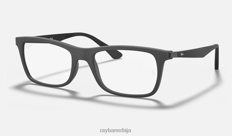 Ray-Ban рб7062 оптицс P0HP2525 наочаре мат црна мушкарци