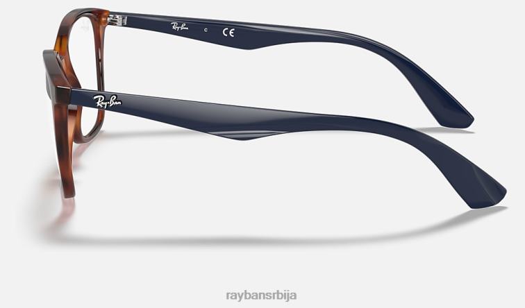 Ray-Ban рб7066 оптицс P0HP2290 наочаре углачано светло хавана мушкарци