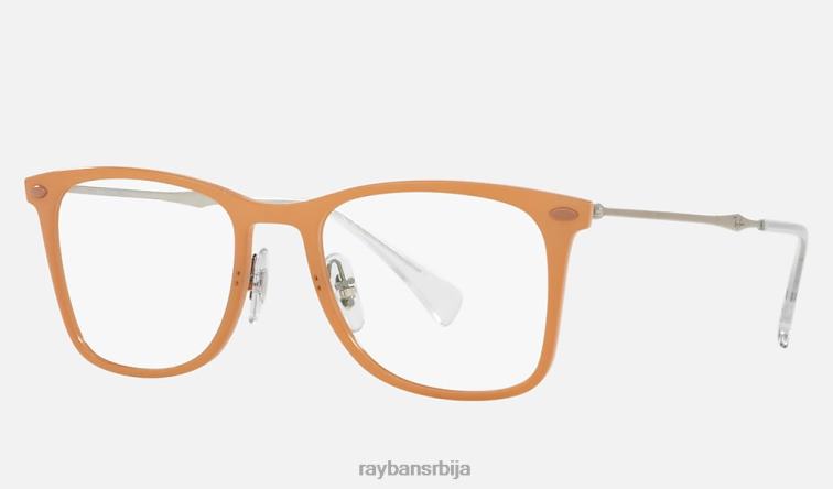 Ray-Ban рб7086 оптицс P0HP2506 наочаре углачан светлосмеђи мушкарци