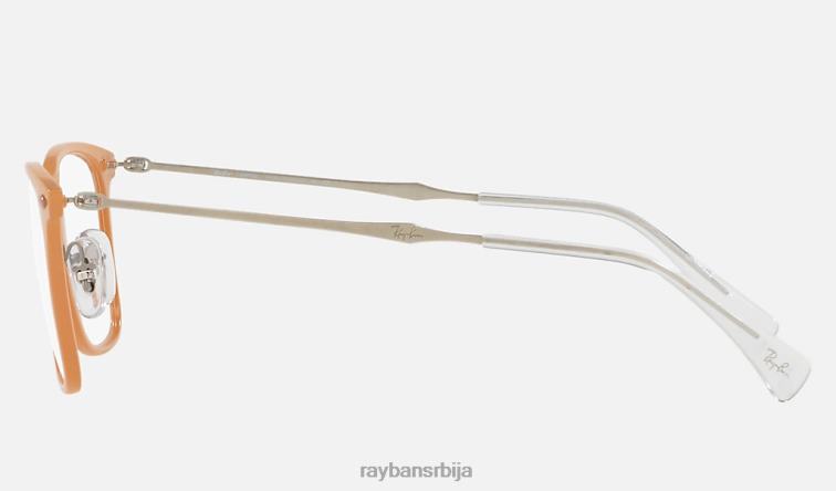 Ray-Ban рб7086 оптицс P0HP2506 наочаре углачан светлосмеђи мушкарци