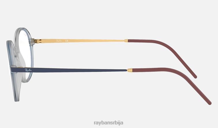 Ray-Ban рб7153 оптицс P0HP2304 наочаре мат сива мушкарци