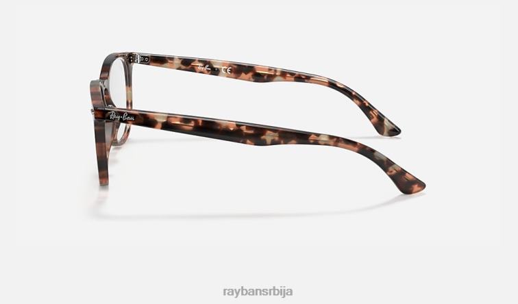 Ray-Ban рб7159 оптицс P0HP1678 наочаре углачана ружичаста хавана мушкарци