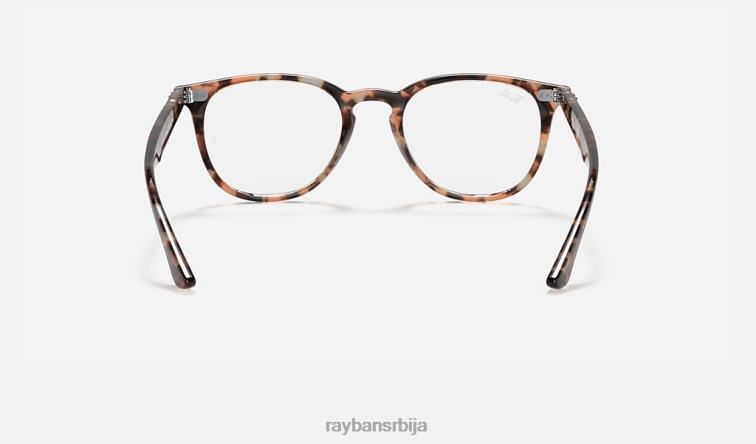 Ray-Ban рб7159 оптицс P0HP1678 наочаре углачана ружичаста хавана мушкарци