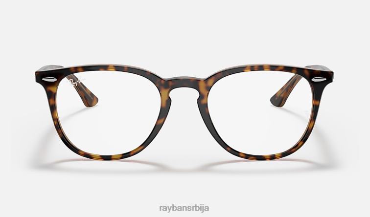 Ray-Ban рб7159 оптицс P0HP1679 наочаре углачана хавана на провидној браон мушкарци