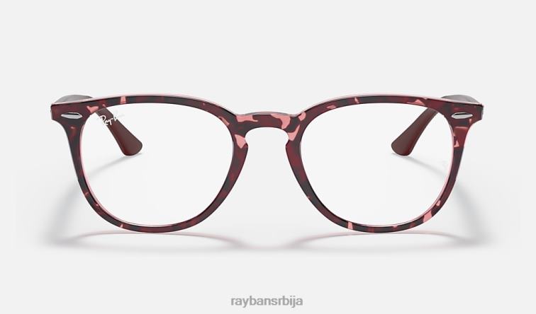 Ray-Ban рб7159 оптицс P0HP1680 наочаре углачана хавана на провидној љубичастој мушкарци