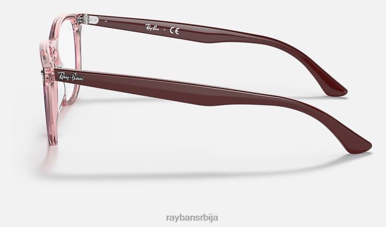 Ray-Ban рб7159 оптицс P0HP1680 наочаре углачана хавана на провидној љубичастој мушкарци